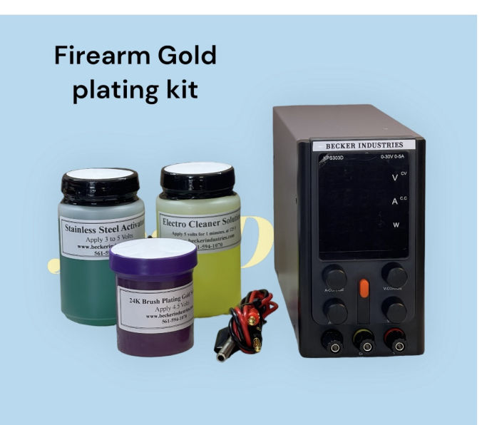  Mini Plater 24K Gold Plating Kit, Gold Plating Machine